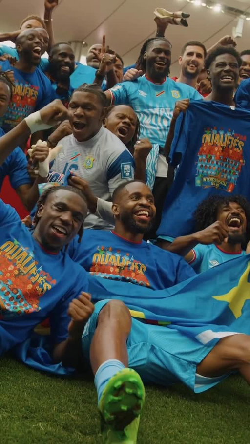 This is what it means to qualify for the #FIFAWorldCup. 🇨🇩🌎
