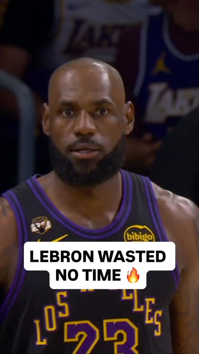 @kingjames immediately comes up with the chasedown block 5 seconds after opening tip! 👏 CLE/LAL on NBA League Pass • <link in bio>