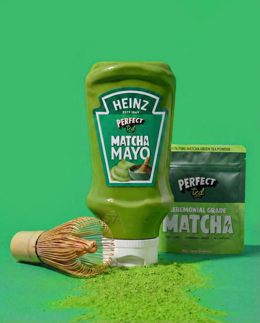 A MATCHA MADE IN HEAVEN.🍵

Introducing… Heinz x PerfectTed Matcha Mayo.💚

A bold new take on your favourite sauce, inspired by the flavour everyone’s obsessed with right now.

(Stayed tuned to find out how you can get your hands on one ;)