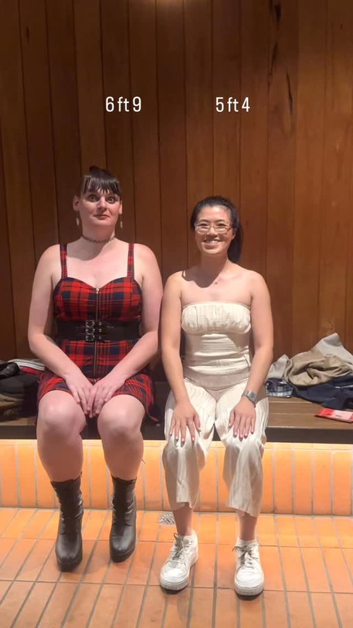 The math ain’t mathin’ 😂 Two comedians see eye to eye sitting down. Next minute…

Come see us in the flesh - both our @melbcomedyfestival shows start on Monday 6 April!

👯‍♀️ Courtney Maldo - ‘Gender Drugs & Rock ‘N’ Roll’ at Grouse Melbourne, Collingwood

👯‍♀️ Annie Louey and Miranda Hill - ‘Putting the Us in Uterus’ at Trades Hall, Carlton.