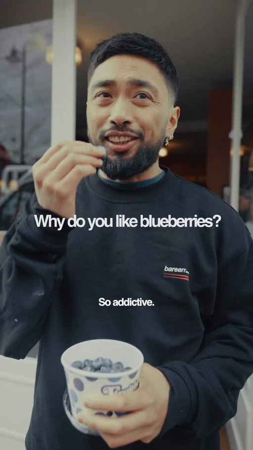 Why do you like blueberries?