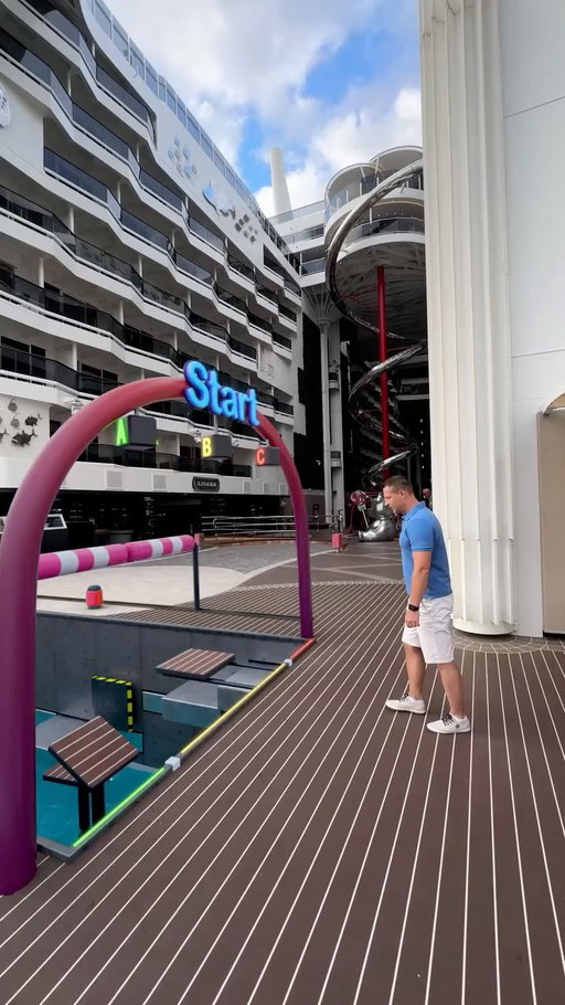 Introducing our new attraction: Ocean Run 🏃‍♂️ 

MSC World Europa presents its most daring experience yet: an over-water obstacle course designed to test balance, bravery and agility.

#MSCWorldEuropa #AprilFools #MSCCruises