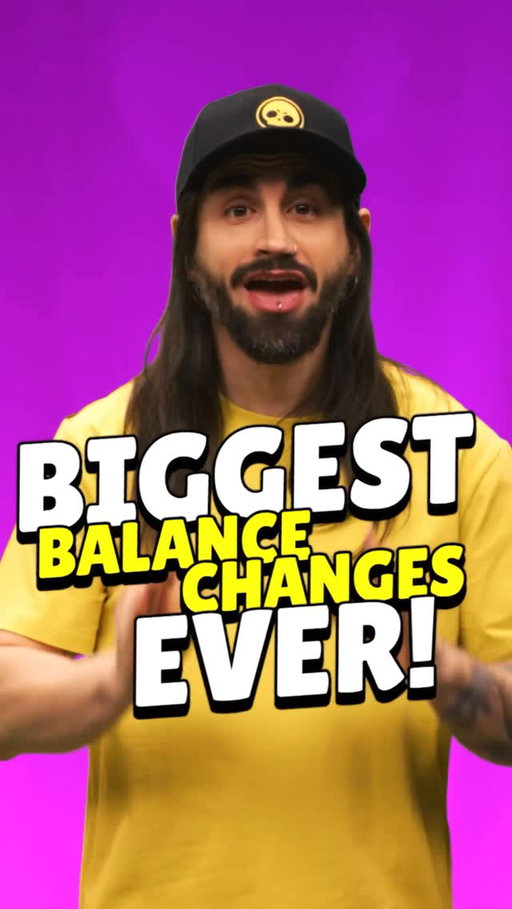 🚨 EMERGENCY BALANCE CHANGES! 🚨

BUFFS 📈

Edgar
• Jump range increased by more than 90% - 25 ➡️ 50
• Attack range increased by a lot % - 6 ➡️ 25
• Super landing damage increased by 1000%

Kenji
• Dash range increased by %% - 8 ➡️ 32
• Dash damage increase by +% 1500 ➡️ 4000
• Slash range increased by a %  11 ➡️ 26
• Slash damage x3% 2000 ➡️ 6000

NERF 📉

Fang
• Health decreased by &^%&£!!!!

REWORKS 🔁

• Mortis basic attack now has a shotgun, and his Super has a rocket launcher
• Pam’s Suoer: Pam now flies to a target location, dropping gravitation pulls along the way
• Hank’s basic attack now has a short bomb dealing area damage around him and his Super allows him to dash immediately towards opponents
• Kenji’s dash now also goes through walls and leaves a flaming trail
• Amber

ALSO TODAY:
✋ Big HANDS modifier!
💥 Chaos Drops Rush
🐻 Boss Fight
🎨 Bruce Nita, Inflatable Melodie and YWOLG Skins available in the Shop!