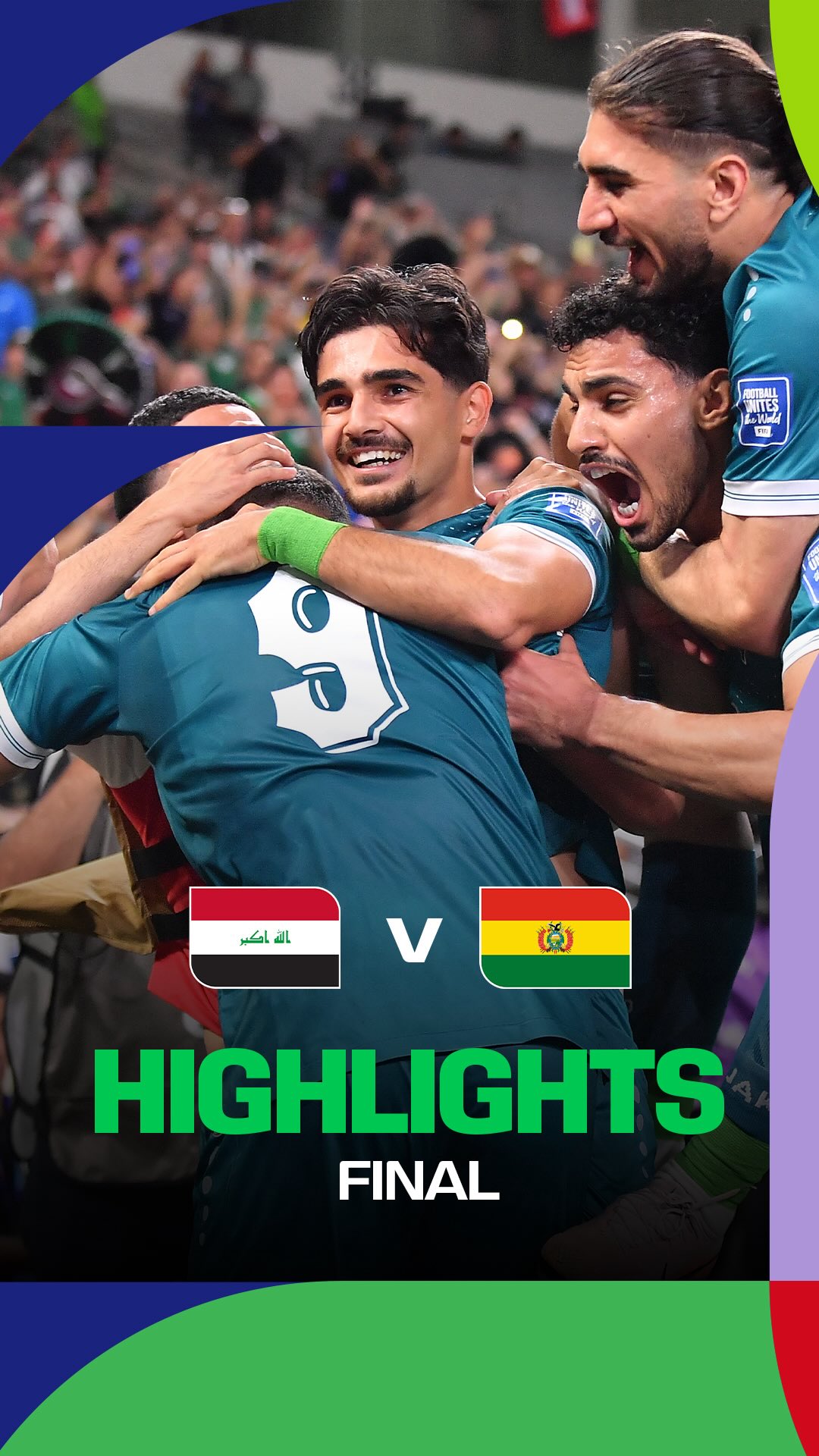 Iraq 🆚 Bolivia

Iraq return to the #FIFAWorldCup 40 years later.
