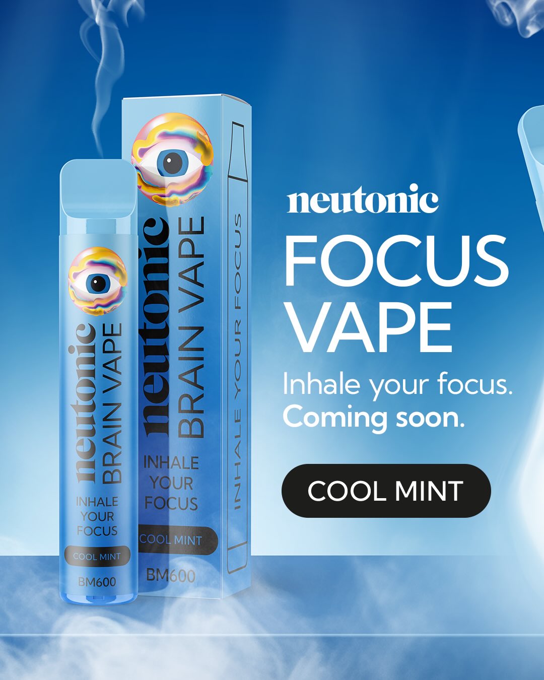 Breath work that’s 𝘢𝘤𝘵𝘶𝘢𝘭𝘭𝘺 productive. Neutonic Brain Vape coming soon.