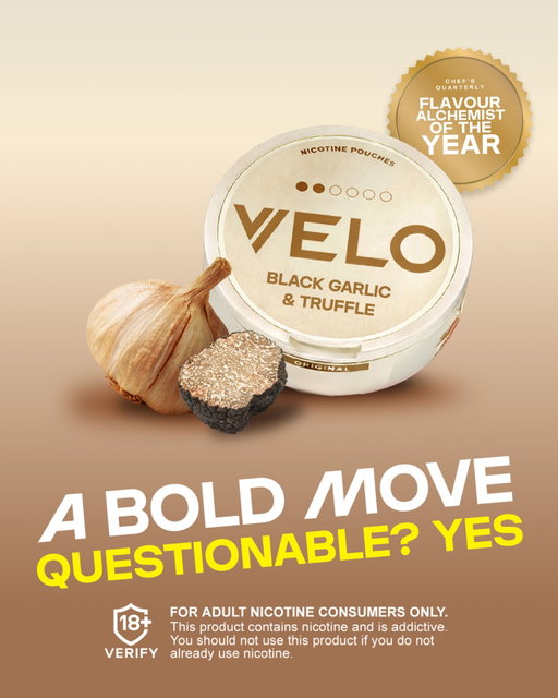 You asked for new flavours - we delivered. Black Garlic & Truffle has landed 🤩
#AprilFools 

+18. This product contains nicotine and is addictive. Only for adult nicotine users. You should not use this product if you do not already use nicotine.​