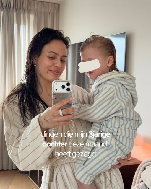I am raising a certified yapper en elke dag weer moet ik zo lachen om haar uitspraken. Maar er zitten er ook een paar tussen waar ik eigenlijk een traantje door moet wegpinken. Dus ik vind het maar al te leuk deze met jullie te delen 🩵🐇🌷