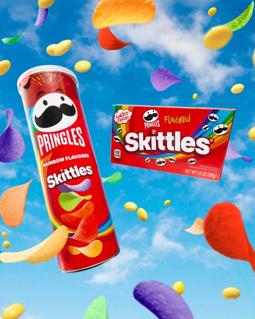 Salty @skittles or fruity Pringles…which are you trying first?? #aprilfools #fakeflavor