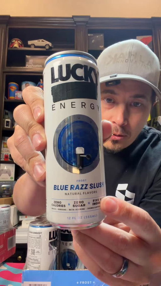 Absolutely amazing #cherryslush and #bluerazzslush you can get now by Lucky Energy! Must see! #kahladeals @luckyenergyofficial