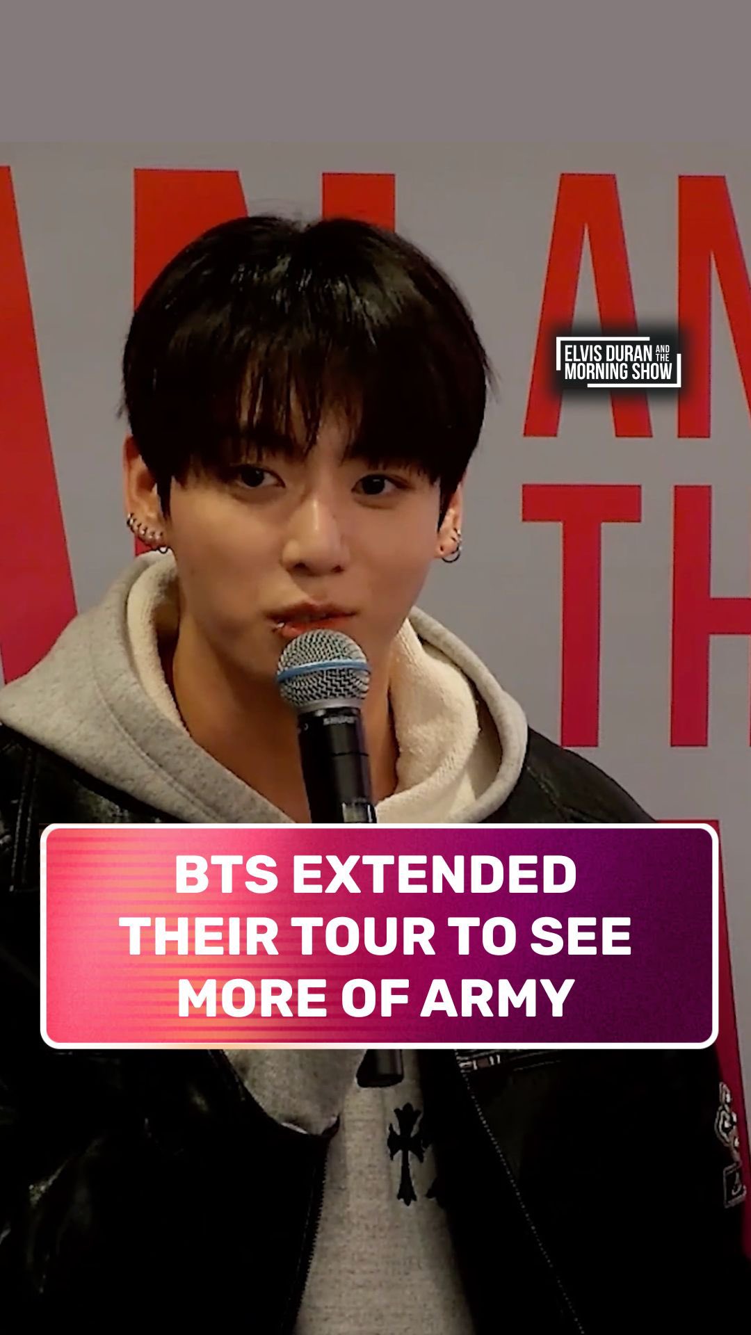 @bts.bighitofficial extended their tour so they could see more of #ARMY! 🥹💜 Who’s going to ARIRANG World Tour?! #ElvisDuranShow #BTSOnElvis