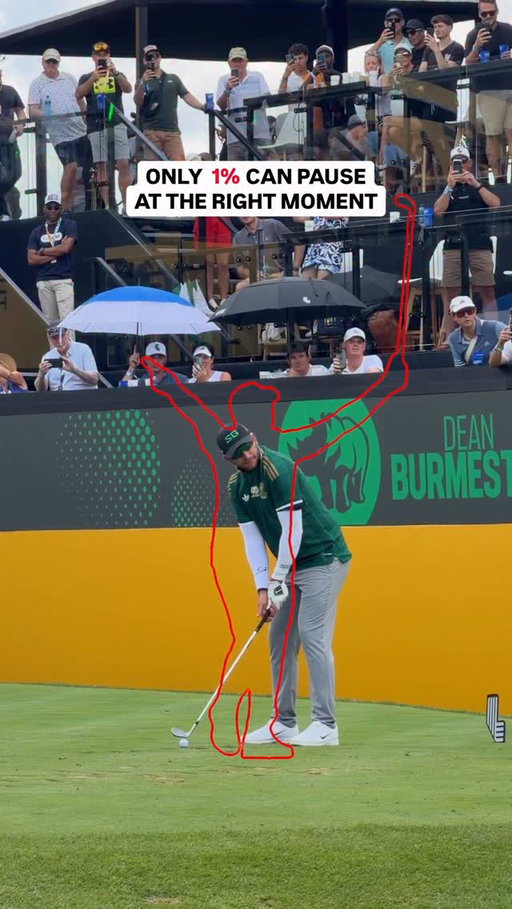 Only 1% can pause this iconic moment from Burmy during LIV South Africa! #golf #livgolf @livgolfleague