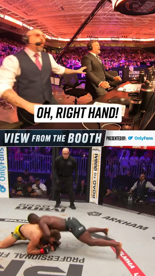 The fight can change in a blink of an eye! 🤯👊

@impak5 | View From The Booth 🗣️🎥

B2YB @onlyfans | #PFLPittsburgh