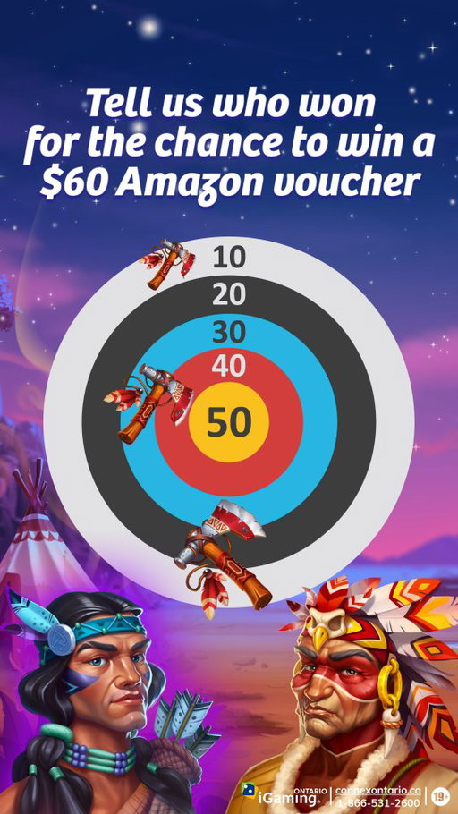 🪓 They shoot, they score! Tell us who won the axe-throwing showdown for the chance to 𝐰𝐢𝐧 𝐚 $60 𝐀𝐦𝐚𝐳𝐨𝐧 𝐯𝐨𝐮𝐜𝐡𝐞𝐫 🪓⤵️ ⁣⁣⁣
⁣⁣⁣
⁣⁣⁣
⁣⁣⁣
_____________⁣ ⁣⁣⁣
#FlamingBison by #PushGaming ⁣⁣⁣
Three randomly selected winners will be announced on April 6th to win a $60 Amazon voucher each. ⁣Winners must message us to redeem. The voucher is not exchangeable for cash. ⁣