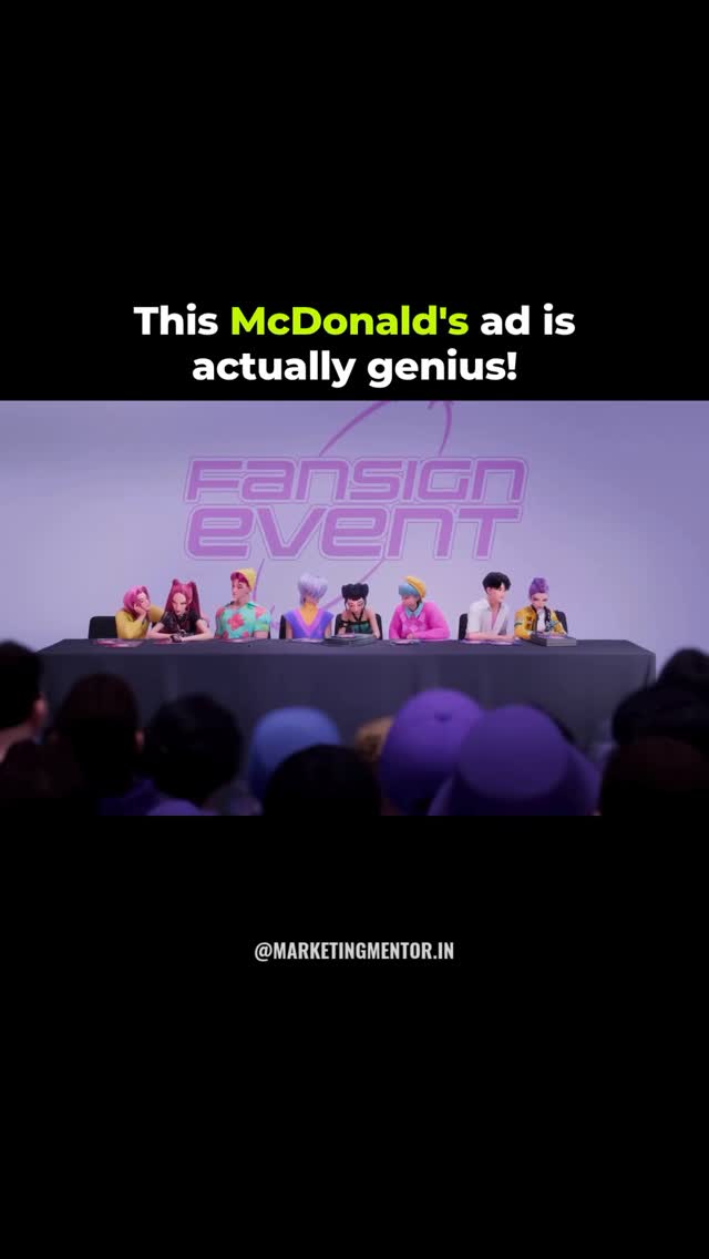 McDonald’s just turned Netflix fandom into a marketing move nobody saw coming. 

Wieden+Kennedy New York created two rival meals tied to the hit show KPop Demon Hunters, where fans pick a side, scan a QR code, and get pulled into a digital experience.

Every order becomes part of the rivalry. Every bite keeps the loop going. This is what it looks like when a brand stops interrupting culture and starts becoming it. 

Which team are you on?

@mcdonalds @kpopdemonhuntersnetflix