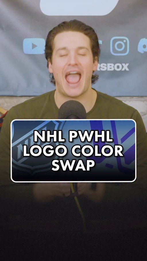 NHL AND PWHL LOGO COLOR SWAP #nhl #pwhl #logo #hockey