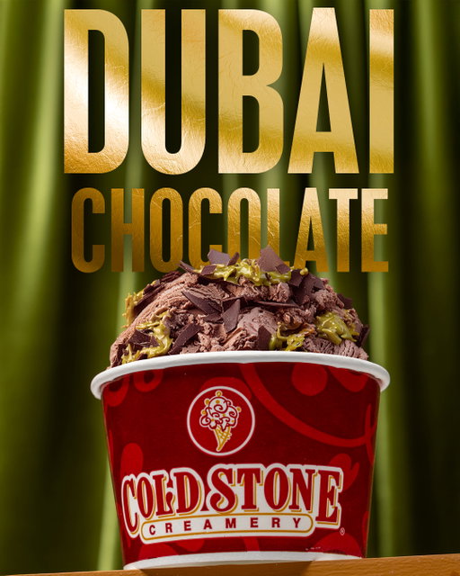 You asked for it, and it’s finally here! 🍫✨ Indulge in The Ultimate Ice Cream Experience® with Our Dubai Chocolate Creation™💚 
 
Chocolate Ice Cream with Pistachio Cream, Crispy Kataifi and Chocolate Shavings. Only here for a very limited time!