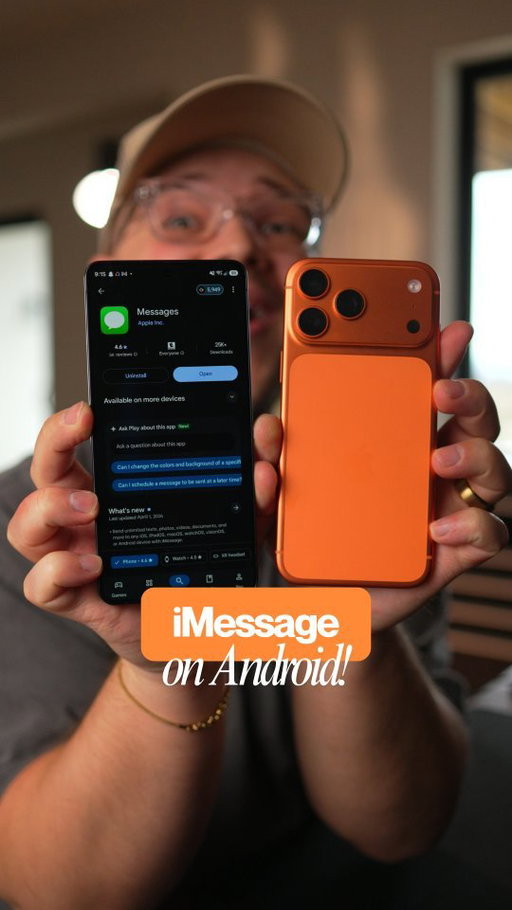 iMessage is on Android! (also, don't believe everything you see today) #aprilfools #tech #iphone #imparkerburton #androidguy