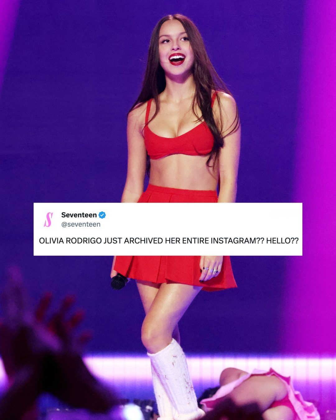 Nope, don't think this is an April Fool's joke! 😱 Olivia Rodrigo just wiped her entire Instagram feed, and we are actually freaking out...is OR3 coming sooner than we think?! WHAT DOES IT MEAN??

Photos: Getty, @oliviarodrigo