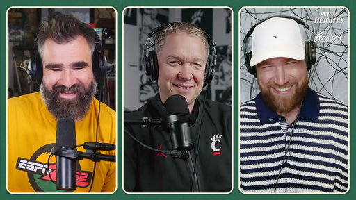 Nothin' better than a few Bearcats talkin' UC.

Check out the full conversation between Coach Calhoun and the Kelce Bros. on the latest episode of @newheightshow––out NOW!

📺 link in bio