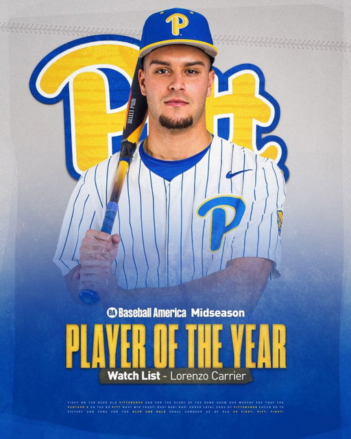 𝗣𝗹𝗮𝘆𝗲𝗿 𝗼𝗳 𝘁𝗵𝗲 𝗬𝗲𝗮𝗿 𝗪𝗮𝘁𝗰𝗵 𝗟𝗶𝘀𝘁 🏆

Zo has been named to @baseballamerica’s Midseason Player of the Year Watch List 🔥

#H2P » @lorenzocarrier