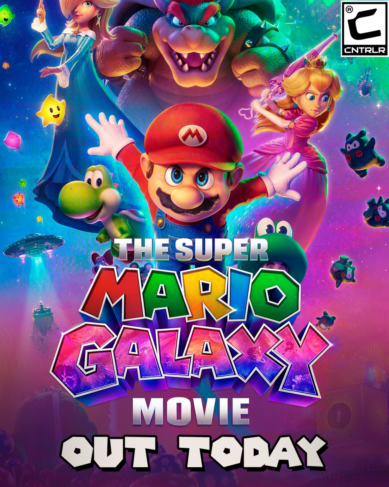 The Super Mario Galaxy Movie is out today‼️⭐️

Starring Chris Pratt, Charlie Day, Jack Black, Anya Taylor-Joy, Brie Larson, Glen Powell and more. Are y’all going to go see it in theaters today⁉️