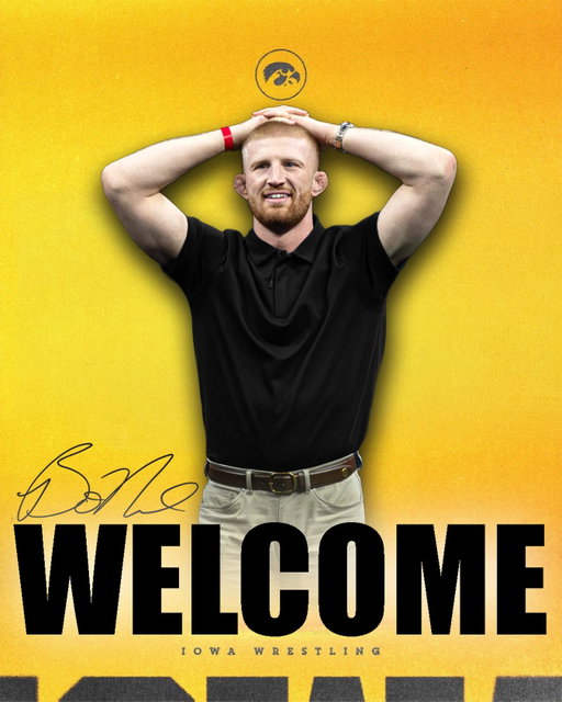 Excited to announce that I have accepted an assistant coaching position with the Iowa Hawkeyes wrestling team! Go Hawks!