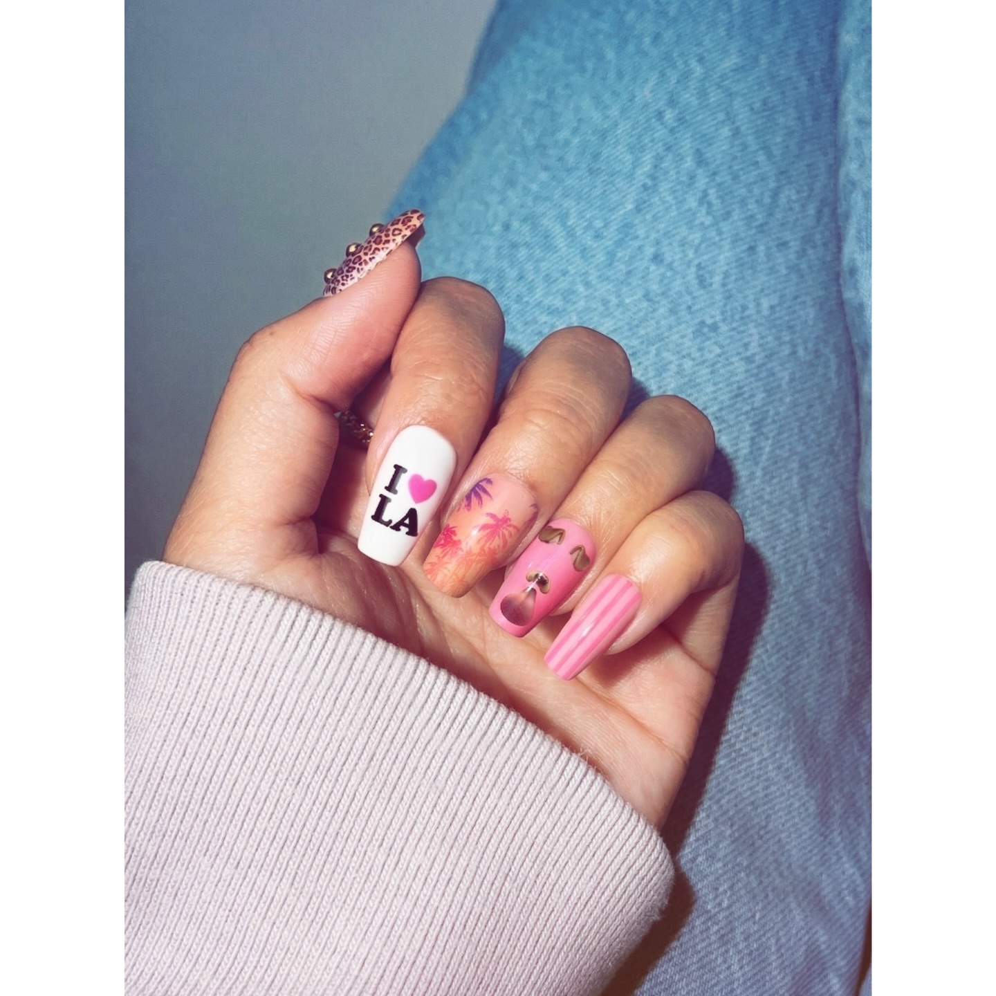 We’re so back 🌴💁‍♀️💗
 
Introducing the new 2016 nail, our latest Medium Coffin mani inspired by the era of snapchat filters, palm tree sunsets, and a perfectly curated camera roll 📱✨
 
Soft pastel colors meet bold throwback icons for a design that feels instantly familiar. Coming soon… or should we say, coming back 👀