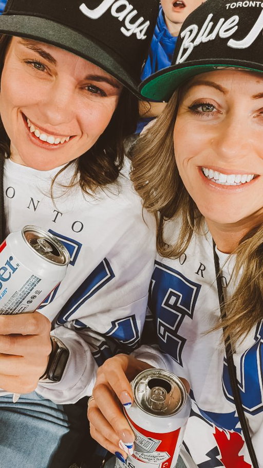 The @bluejays Home Opener did not disappoint! 

Toronto @bluejays really said “welcome back” and we said “say less”.
Still recovering…but worth every second

#BlueJays #JaysHomeOpener  #GameDayVibes #GirlsTripEnergy #baseballgirls