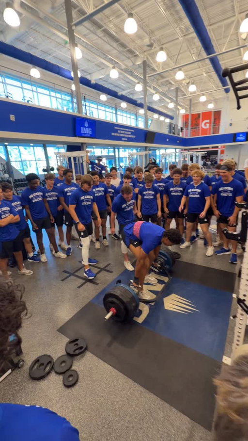 HYPE HIM UP 💪🏋️‍♂️ @leftylilhurt

From strength and power to speed, agility, and conditioning, IMG Academy’s Strength & Conditioning program is built to push athletes further. Every rep is designed to elevate performance and prepare for competition.