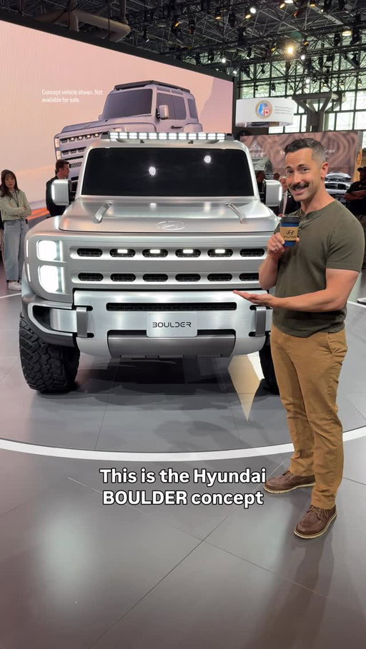 #hyundaipartner Hyundai BOULDER!

Honored to be able to show @hyundaiusa ’s newest concept vehicle at the New York Auto Show.  Thank you for having me! 

#Hyundai
