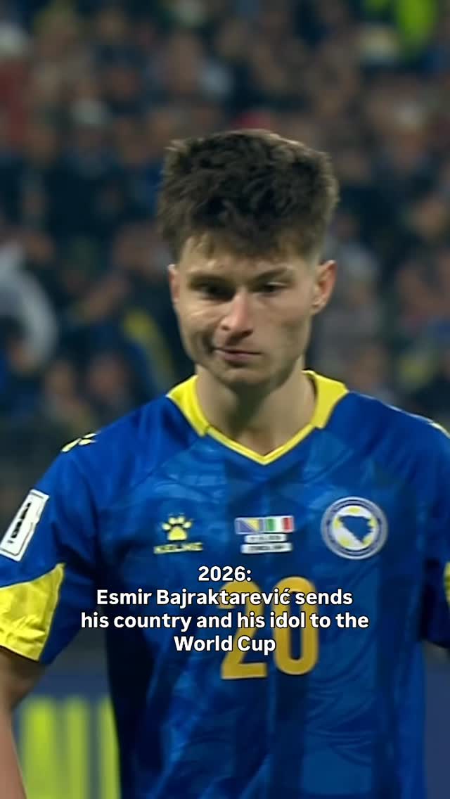 Imagine sending your childhood idol and your country to the World Cup 😍🇧🇦