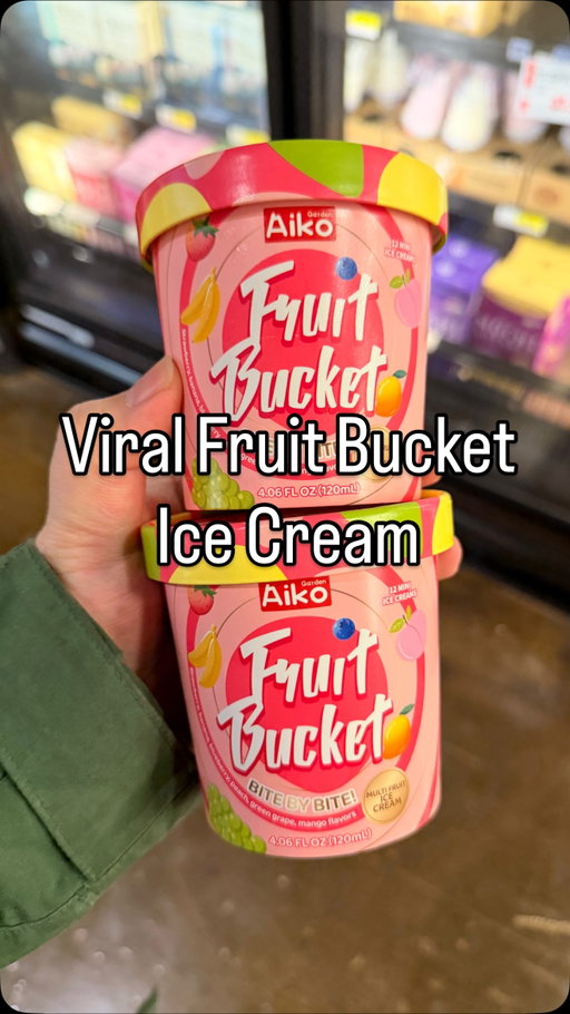 Finally found the viral fruit bucket ice cream from Hmart by Aiko. Personally I thought they were okay and I most likely won’t be getting it again. It’s only $4, so it might be great for kids but I would personally skip it since it’s mostly just white chocolate.
#eatingwithblim #fruiticecream #icecream #viralicecream #viralfood