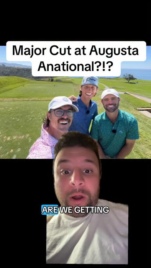 Major cut at Augusta Narional?!? Thoughts?? 

Follow for more! 

#explore #reels #youtube #funny