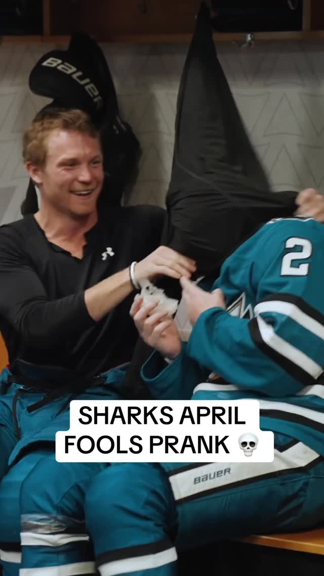 Adam Gaudette got Will Smith with a MEAN April Fools prank 😂💀

(via @sanjosesharks)