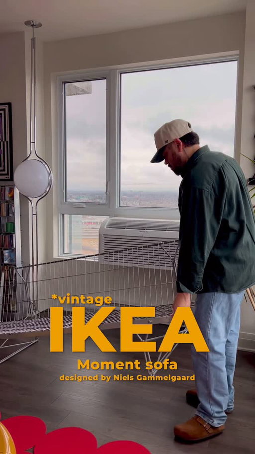 🚨 Vintage IKEA alert

Let's rewind back to the 80's when sofas were quite bulky and large and the idea of having a sofa in parts seemed impossible. 

Well leave it to Niels Gammelgaard who designed the world's first flatpack sofa called MOMENT in 1984 for IKEA.

In order to get some extra comfort, cushions were sold in a few colors to be pair with the metal frame. 

This sofa is now a true design recognized by many and I am extremely happy to finally own this piece. 

Save for later ✨✨✨
.
.
.
#vintageikea #ikeamuseum #designtok #livingroomfurniture #apartmenttherapy 

thrifting | vintage finds | living room update | ikea |

@nielsgammelgaarddesign @ikeacanada @ikeaswitzerland @ikea @ikeabelgium @ikeamuseum @ikeafrance @ikeaaustria @ikeadeutschland @ikeadanmark