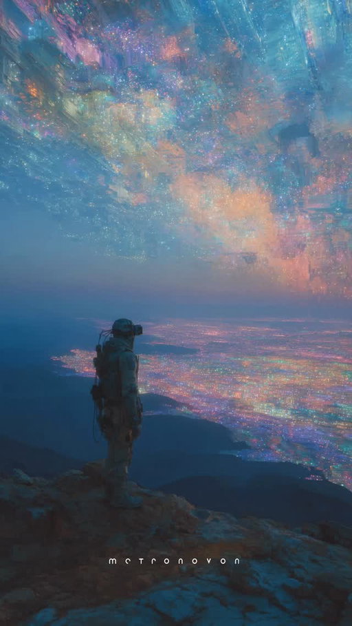 What we see is only a fraction.
Only a small portion of this universe exists within the range of light our eyes can perceive.
Through an electronic eyepiece, regions I once thought were empty are revealed as fields of constant activity. Infrared brings out colors that were never visible before.
Needle-thin meteors streak in spectral lines, while stars tens of thousands of light-years away pulse in steady cycles. I can feel it—my perception expanding.
—
What kind of future do you imagine?
—
Part of an ongoing sci-fi narrative
about futures yet to be spoken.