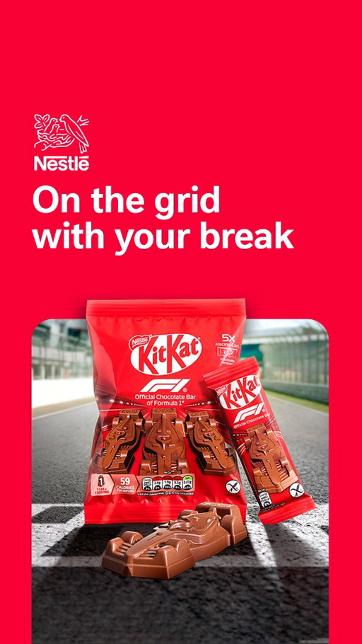 Put the brakes on! 🏎️🍫
 
@KitKat teamed up with @F1 to bring race‑day energy straight into your snack time — with new F1‑inspired KitKat cars, made for sharing those edge‑of‑the‑seat moments with friends.
 
From the pit lane to your sofa, there’s always time to have a break. Have a KitKat.
 
#KitKat #HaveABreak #KitKatF1 #Formula1
