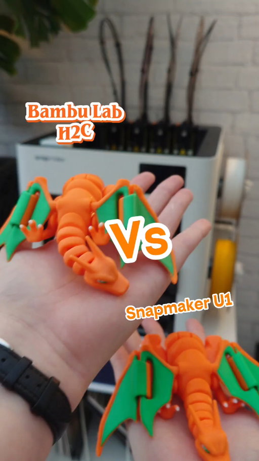 There's no wrong choice between the Snapmaker U1 and the Bambu Lab H2C. Both of these printers are phenomenal, but which is right for you?

#3dprinting #3dprint #snapmakeru1 #bambulab #bambulabh2c
