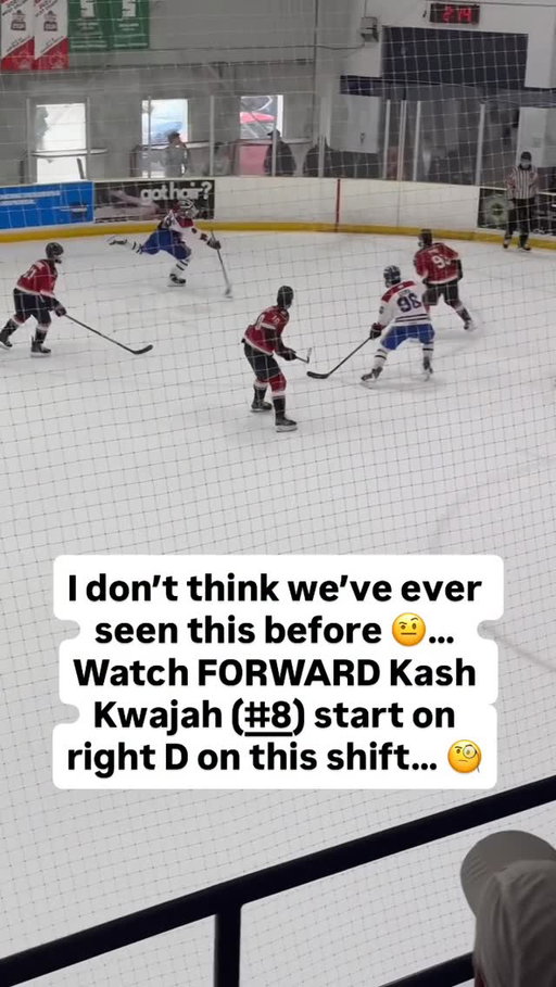 Toronto Jr. Canadiens forward Kash Kwajah almost lined up at EVERY POSITION for offensive zone face-offs… ON THE SAME SHIFT 🤯😵‍💫‼️ Kash is a player to watch at the @ohlofficial Cup 👀🏆