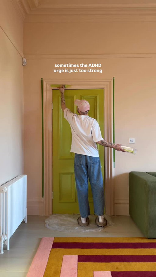 Idea at 9am executed by 10am 🙂‍↔️ sometimes the urge is just too strong to resist!

#adhd #interiordesign