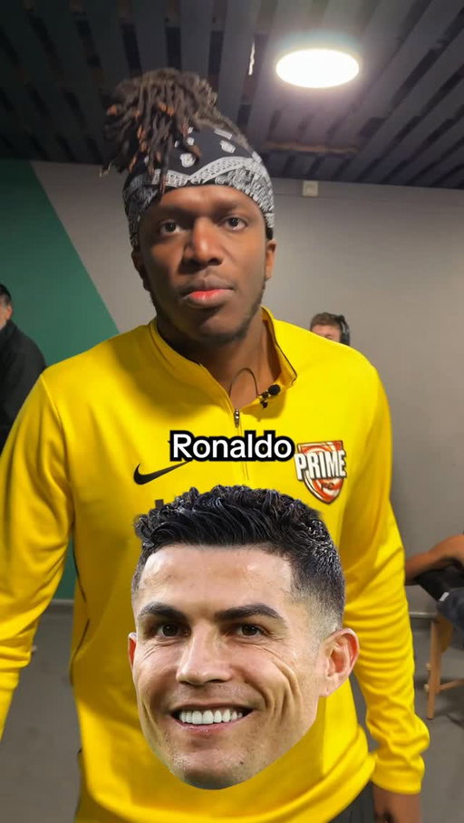 Two worlds collide 🤯 #primefc #cr7