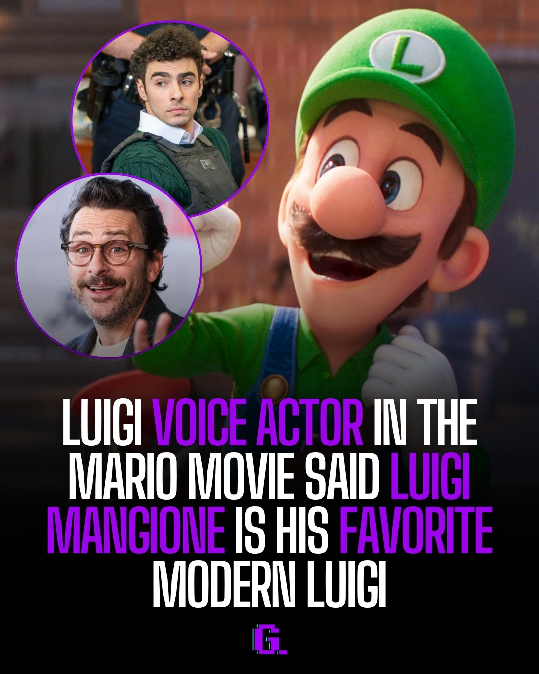 Charlie Day the voice actor Luigi in the Super Mario Galaxy movie was recently asked in an interview  about his favorite Luigi from American history he brought up Luigi Mangione saying, “Well, me, first of all. Number one. Luigi Mangione..."