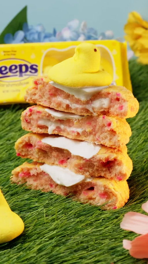 The collab you’ve been waiting for. 🐣🔥 The Chip City x PEEPS® collab drops tomorrow, 4/3. 🐥

Marshmallow dough, pink and yellow sprinkles, a gooey center, and the iconic PEEPS® Chick on top. Don’t miss it.

#ChipCityCookies #PEEPS #NewFlavor #DroppingTomorrow #MarshmallowCookie