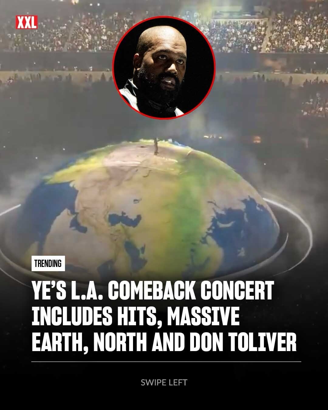 Ye performs his first of two shows at SoFi Stadium in Los Angeles on Wednesday (April 1). Yeezy ran through the hits, performed new Bully tracks and brought out North West and Don Toliver.