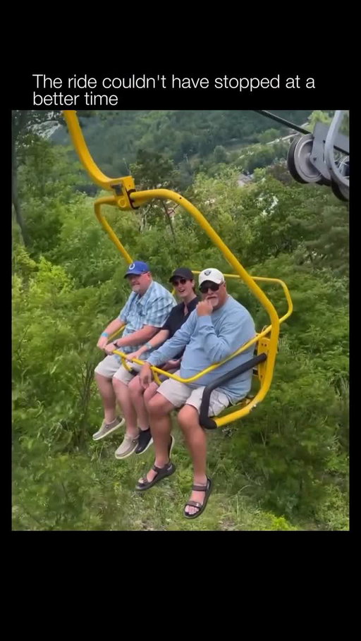 😂

(via @ryannewberg) 

A chairlift is a type of aerial transportation system designed to carry people up and down slopes, most commonly found at ski resorts and mountainous areas. It consists of a continuously moving cable loop suspended between towers, with chairs attached at regular intervals for passengers to sit on. Riders typically board at a lower station and are gently lifted into the air, traveling above the ground to reach higher elevations. Chairlifts are powered by motors and are carefully engineered for safety, with features like restraint bars and controlled speeds for boarding and exiting.

Beyond skiing, chairlifts are also used for sightseeing and recreation in scenic locations, allowing people to enjoy panoramic views without hiking. Some modern chairlifts include weather protection such as bubbles or heated seats, making the ride more comfortable in cold conditions. They play an important role in tourism and outdoor activities by providing efficient, accessible transportation across difficult terrain.