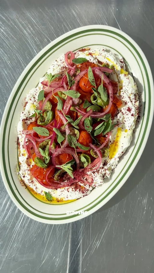@officialfarmboy 

• confit tomatoes + garlic labneh •

Pretty much everything I ever eat, all on one cute little plate. Really trying to manifest summer with this one, can ya tell? Cherry tomatoes turn into these glistening little bubbles of flavour after taking a long bath in super flavourful Farm Boy™️ Cold Extracted Extra Virgin Olive Oil. Creamy and thick Farm Boy™️ Labneh with an aggressive amount of garlic, as it should be. Super zippy onions marinated in Farm Boy™️Sumac, with Farm Boy™️ Castelvetrano Olives, and fresh oregano to top this whole situation off, ooooooooh yes! Make it today with “A Farm Boy Fresh Twist” :) 

Recipe in my substack <3

#Ad #FarmBoyPartner #OfficialFarmBoy #AFarmBoyFreshTwist