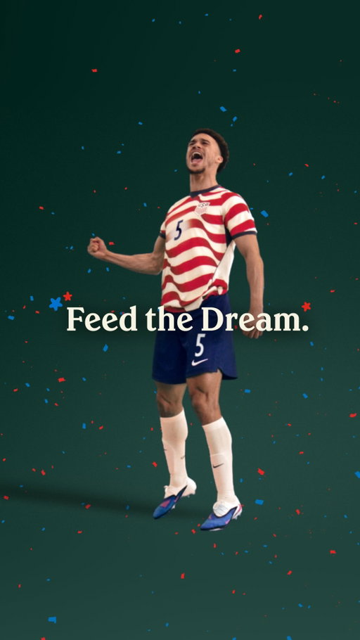 Today, we’re kicking off Feed the Dream. As the Official Nutrition Partner of U.S. Soccer, we’re going out into communities in every corner of the country to support the next generation of players.
 
We’ve partnered with @ussoccer to ensure more opportunities reach more young athletes nationwide. Good food is the key to supporting future MVPs on their journey to success and that’s why we’re also proudly supporting Christian Pulisic, Sophia Wilson, Antonee Robinson, Lindsey Heaps, and Weston McKennie, today’s star players that are inspiring the pros of tomorrow. 
 
Now, you can find them on your favorite yogurts on a shelf near you. Grab one and help us cheer on the U.S. Men’s National Team before their big games this summer. 
 
#FeedtheDream