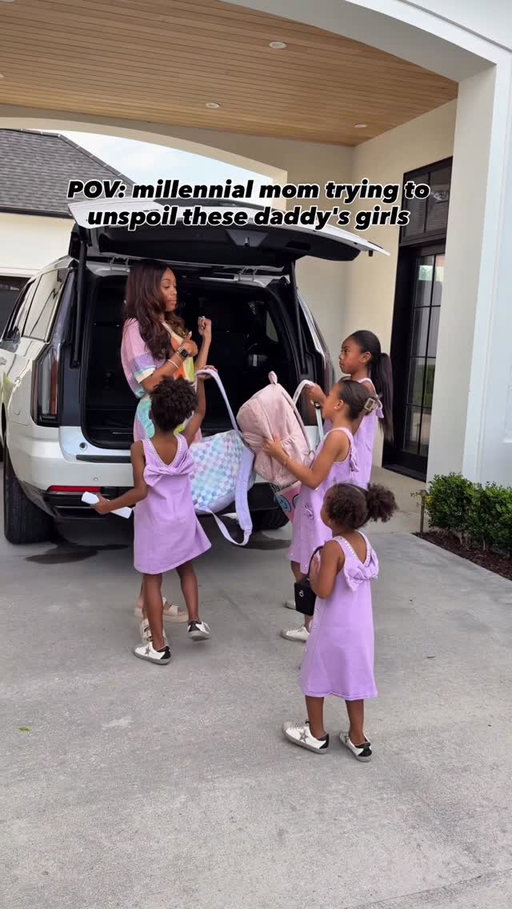 I'm not the only one spoiled in this house by my husband. Haha he got our girls rotten 😂😂😂 I can't even be mad. But also, please put yall stuff in the back lol!

It's Char looking like girl don't play with me at the end for me 😂