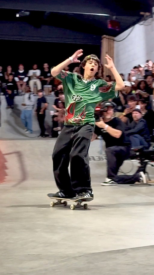 The moment that had everybody talking 🗣️ at the @pslskateboarding Championship was undoubtedly @julian_agliardi defending Roman Hager’s late-shuv ⏰ front board to fakie which was something that nobody saw coming and ultimately helped lead team @psl_shs to victory. But it was Julians overall performance that earned him the MVP 🏆 award. We chatted with Julian just moments after his incredible performance to get his insight on what was going through his head and it came down to the wire. Let’s just say he was a little more than excited!! 

Congrats @julian_agliardi & team @psl_shs 🏆 🫶🫶 

🎥: @landovisionz 

#berrics #skateboardingisfun