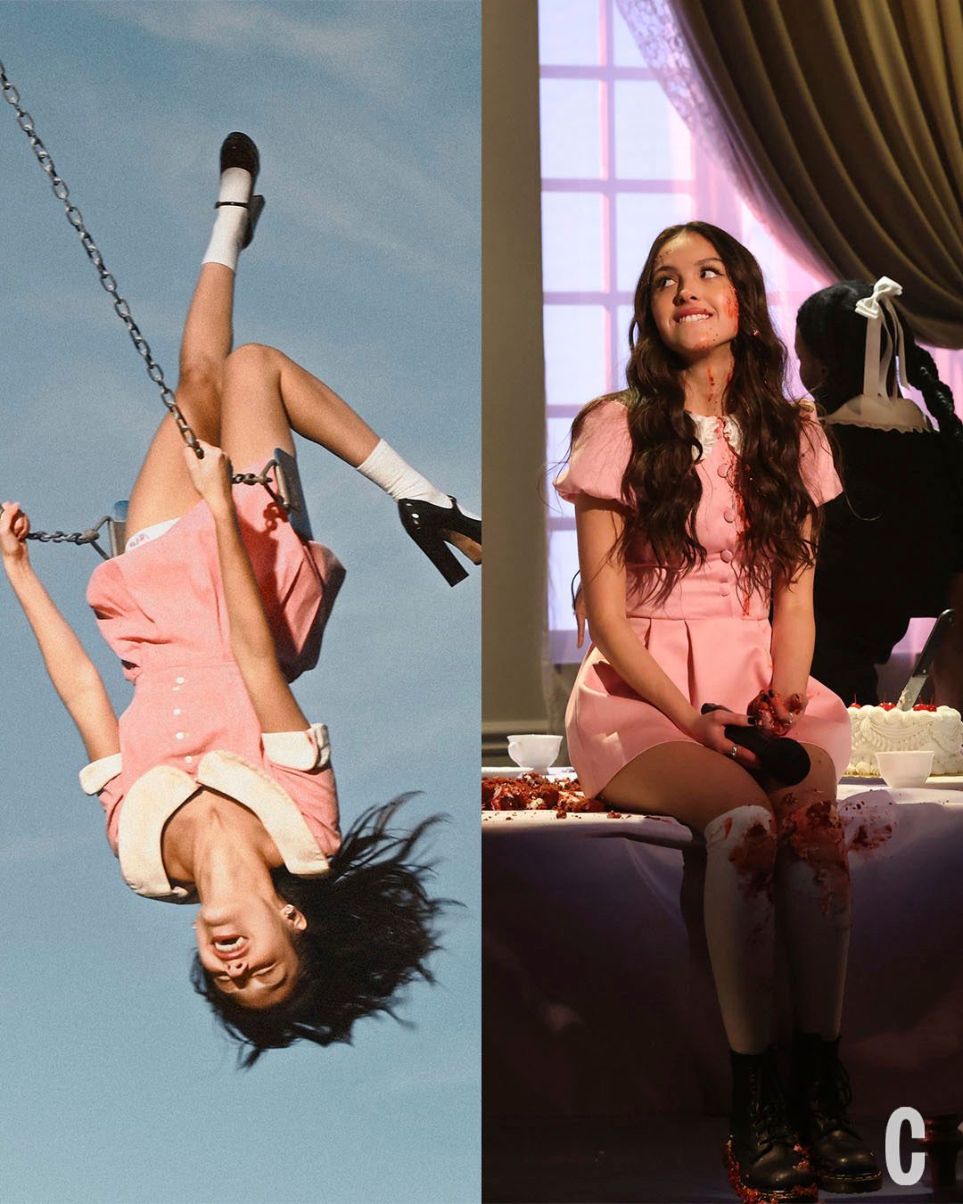Why wouldn't you reference yourself when you're THE @oliviarodrigo?!?!

Many of us diehard Liv stans couldn't help but notice that the look from the ‘you seem pretty sad for a girl so in love’ album cover bares a strikingly similar resemblance to the one she wore during a 2023 performance on @nbcsnl. While this could mean nothing, but knowing Liv, it could be an Easter egg for something?

Photos: @oliviarodrigo, Getty